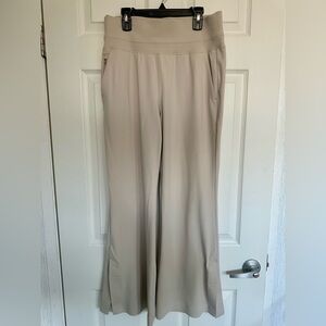 Athleta Beige Venice High Waisted Wide Leg Women's Pants
